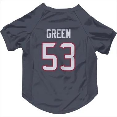 Navy Houston Texans Kendrick Green   Dog & Cat Pet Jersey