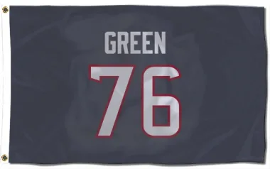 Navy Houston Texans Kenyon Green   Flag (3 X 5)