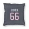 Navy Houston Texans Kilian Zierer   Pillow Cover (18 X 18)