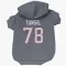 Navy Houston Texans Laremy Tunsil   Dog & Cat Pet Hoodie