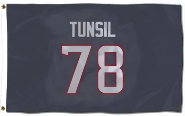 Navy Houston Texans Laremy Tunsil   Flag (3 X 5)