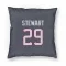 Navy Houston Texans M.J. Stewart   Pillow Cover (18 X 18)