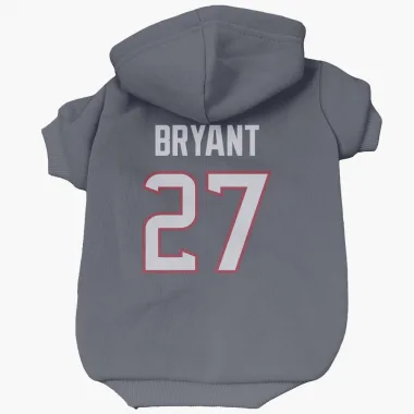 Navy Houston Texans Myles Bryant   Dog & Cat Pet Hoodie