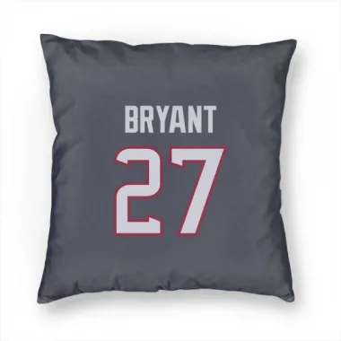 Navy Houston Texans Myles Bryant   Pillow Cover (18 X 18)