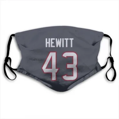 Navy Houston Texans Neville Hewitt   Face Mask