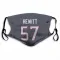 Navy Houston Texans Neville Hewitt   Face Mask