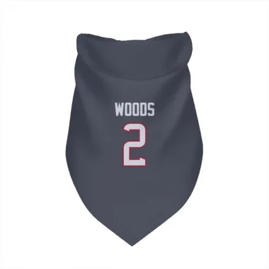 Navy Houston Texans Robert Woods   Dog & Cat Pet Bandana