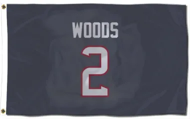 Navy Houston Texans Robert Woods   Flag (3 X 5)