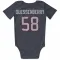 Navy Houston Texans Scott Quessenberry   Newborn & Infant Bodysuit