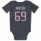 Navy Houston Texans Shaq Mason   Newborn & Infant Bodysuit