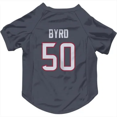 Navy Houston Texans Solomon Byrd   Dog & Cat Pet Jersey