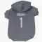 Navy Houston Texans Stefon Diggs   Dog & Cat Pet Hoodie