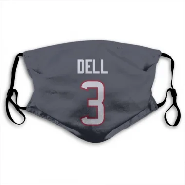 Navy Houston Texans Tank Dell   Face Mask