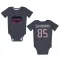 Navy Houston Texans Teagan Quitoriano   Newborn & Infant Bodysuit