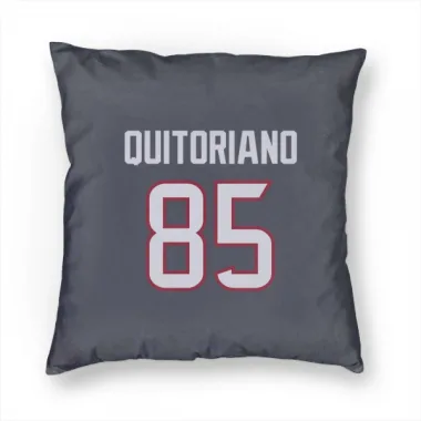 Navy Houston Texans Teagan Quitoriano   Pillow Cover (18 X 18)