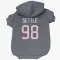 Navy Houston Texans Tim Settle Jr.   Dog & Cat Pet Hoodie