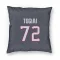 Navy Houston Texans Tommy Togiai   Pillow Cover (18 X 18)