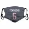 Navy Houston Texans Tommy Townsend   Face Mask