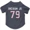 Navy Houston Texans Tremayne Anchrum Jr.   Dog & Cat Pet Jersey