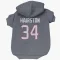 Navy Houston Texans Troy Hairston   Dog & Cat Pet Hoodie