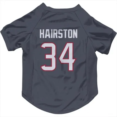 Navy Houston Texans Troy Hairston   Dog & Cat Pet Jersey