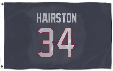 Navy Houston Texans Troy Hairston   Flag (3 X 5)