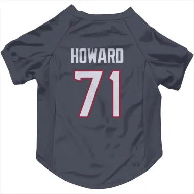 Navy Houston Texans Tytus Howard   Dog & Cat Pet Jersey