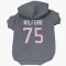 Navy Houston Texans Vince Wilfork   Dog & Cat Pet Hoodie