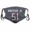 Navy Houston Texans Will Anderson Jr.   Face Mask