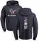 Navy Men's Andrew Beck Houston Texans Pro Line Backer Pullover Hoodie