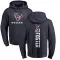 Navy Men's Arian Foster Houston Texans Pro Line Backer Pullover Hoodie