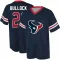 Navy Men's Calen Bullock Houston Texans Game Day V-Neck T-Shirt