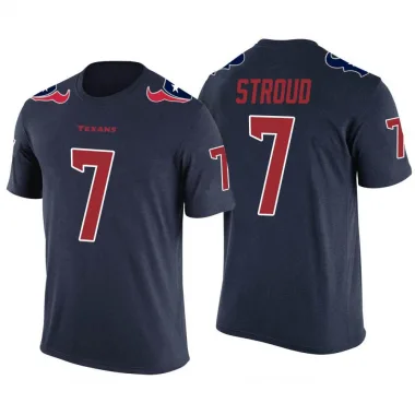 Navy Men's C.J. Stroud Houston Texans Color Rush T-Shirt