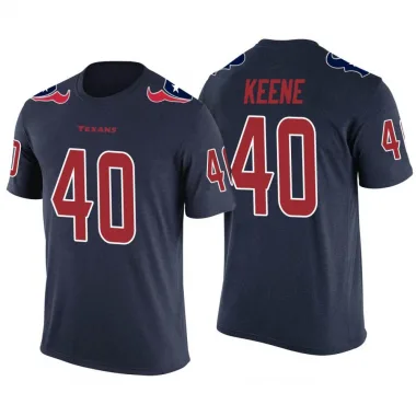 Navy Men's Dalton Keene Houston Texans Color Rush T-Shirt