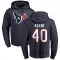 Navy Men's Dalton Keene Houston Texans Pro Line Logo Pullover Hoodie