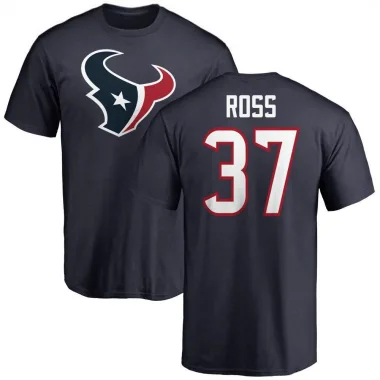 Navy Men's D'Angelo Ross Houston Texans Logo T-Shirt -