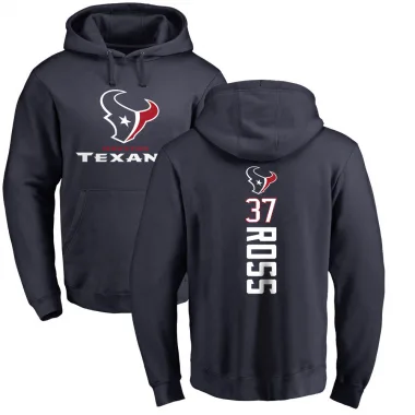 Navy Men's D'Angelo Ross Houston Texans Pro Line Backer Pullover Hoodie