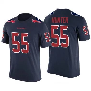 Navy Men's Danielle Hunter Houston Texans Color Rush T-Shirt