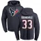 Navy Men's Dare Ogunbowale Houston Texans Pro Line Logo Pullover Hoodie