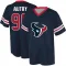 Navy Men's Denico Autry Houston Texans Game Day V-Neck T-Shirt