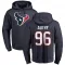 Navy Men's Denico Autry Houston Texans Pro Line Logo Pullover Hoodie