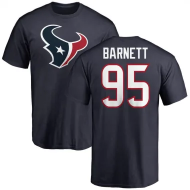 Navy Men's Derek Barnett Houston Texans Logo T-Shirt -