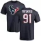 Navy Men's Folorunso Fatukasi Houston Texans Logo T-Shirt -