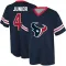 Navy Men's Gregory Junior Houston Texans Game Day V-Neck T-Shirt