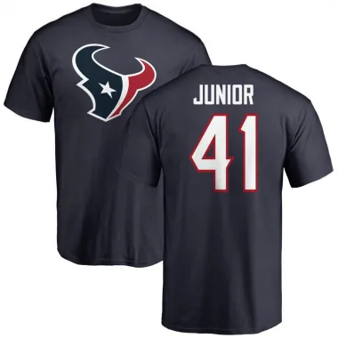 Navy Men's Gregory Junior Houston Texans Logo T-Shirt -