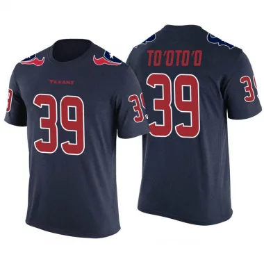 Navy Men's Henry To'oTo'o Houston Texans Color Rush T-Shirt