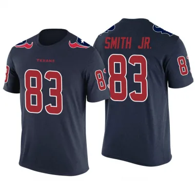 Navy Men's Irv Smith Jr. Houston Texans Color Rush T-Shirt