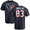 Navy Men's Irv Smith Jr. Houston Texans Logo T-Shirt -