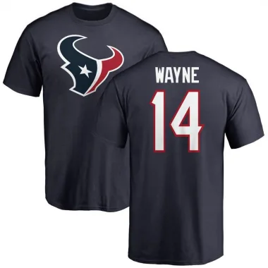 Navy Men's Jared Wayne Houston Texans Logo T-Shirt -