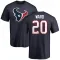 Navy Men's Jimmie Ward Houston Texans Logo T-Shirt -